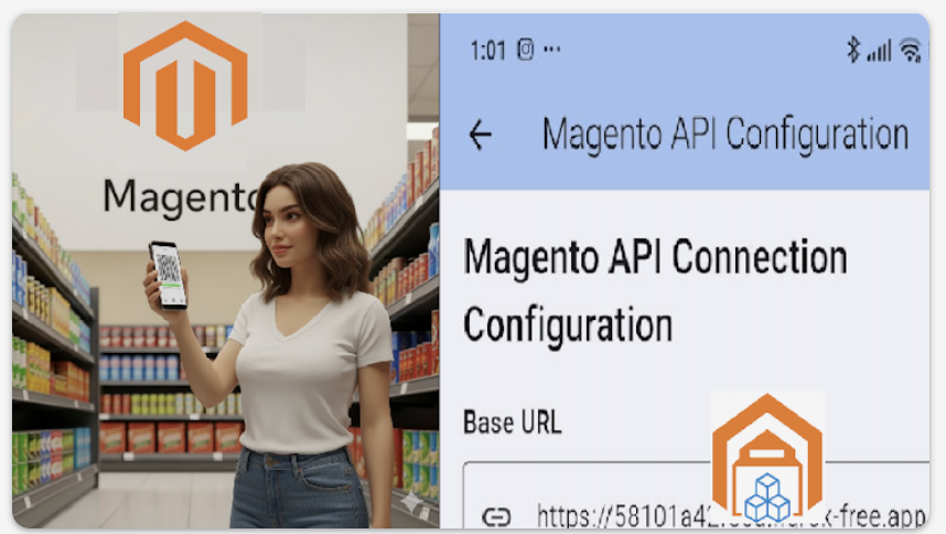Barcode Stock Magento App